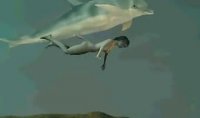 Зоофилка трахается с возбужденным дельфином